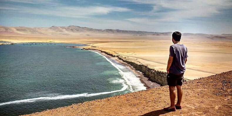viewpoint of paracas national reserve